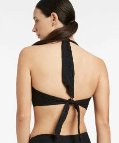 Deals 💯 Jets Rio D_Dd Halter Top Black ✨ -Seafolly Sales Shop J40368D DD BLK 3