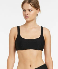 Top 10 ⭐ Jets Rio C_D U/Wire Top Black ⌛ -Seafolly Sales Shop J40369C D BLK 3