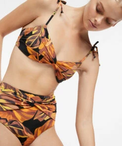 Budget ✨ Jets Palmas Twist Front Top Black 💯