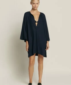 Coupon ⭐ Jetset Wide Sleeve Kaftan Deep navy 🤩