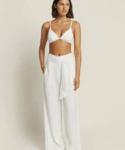 Outlet π Jetset High Waist Pant White π§¨