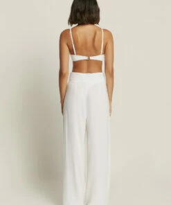 Outlet 🎉 Jetset High Waist Pant White 🧨 -Seafolly Sales Shop J60783 WHT 5