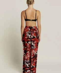 Best Sale 🔔 Jets Casa Lucia Pant Desert red/black 🔔 -Seafolly Sales Shop J60788 DT2520RED2521BLK 3