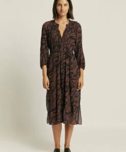 Best Pirce ✔️ Jets Nomade Shirt Coverup Burnt clay/black 👍