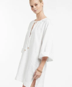 Best deal 🔔 JETSET Wide Sleeve Kaftan White 💯 -Seafolly Sales Shop J60825 White 3