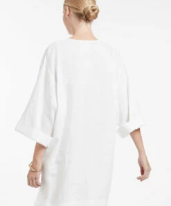Best deal 🔔 JETSET Wide Sleeve Kaftan White 💯 -Seafolly Sales Shop J60825 White 4