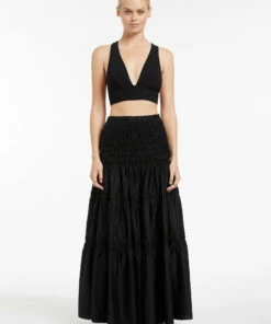 Outlet 👍 Jets Pantera Shirred Skirt/Dress Black 🌟