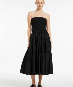 Outlet 👍 Jets Pantera Shirred Skirt/Dress Black 🌟 -Seafolly Sales Shop J60852 Black 3