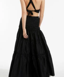 Outlet 👍 Jets Pantera Shirred Skirt/Dress Black 🌟 -Seafolly Sales Shop J60852 Black 4