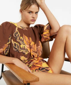 Best reviews of 𧨠Jets Palmas Puff Sleeve Top Chocolate βοΈ 10 Best reviews of 𧨠Jets Palmas Puff Sleeve Top Chocolate βοΈ -Seafolly Sales Shop J60881 Chocolate 4