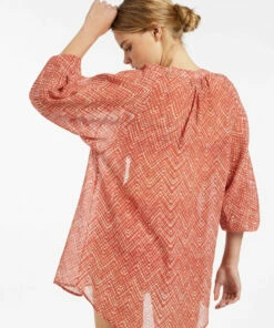 Budget β Jets Bonita Gathered Shirt Maple π 12 Budget β Jets Bonita Gathered Shirt Maple π -Seafolly Sales Shop J60883 Maple 6