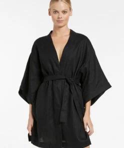 Top 10 👏 Jetset Beach Robe Black 🔔