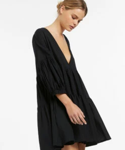 Best Sale π Jets Pantera Cover Up π Dress Black π 6 Best Sale π Jets Pantera Cover Up π Dress Black π -Seafolly Sales Shop J60900 Black 3