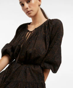 Best Sale 🤩 Jets Pantera Bell Sleeve Kaftan Chocolate 👏