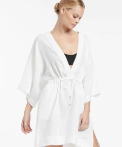 Best reviews of π€© Jetset Gather Front Kaftan White π 6 Best reviews of π€© Jetset Gather Front Kaftan White π -Seafolly Sales Shop J60912 White 3