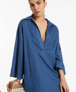 Best Pirce 🛒 Jetset Pullover Kaftan Pacific blue 🧨