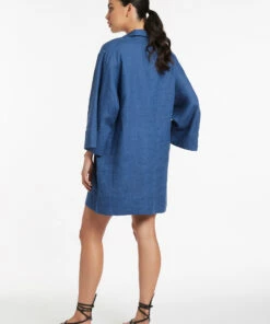 Best Pirce 🛒 Jetset Pullover Kaftan Pacific blue 🧨 -Seafolly Sales Shop J60959 PacificBlu 4
